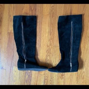BCBGeneration Black suede boots